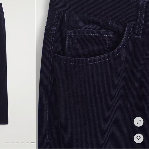 COS Corduroy Straight Leg Pants - Picture 4 of 8